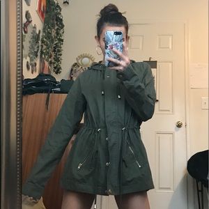Dark green jacket